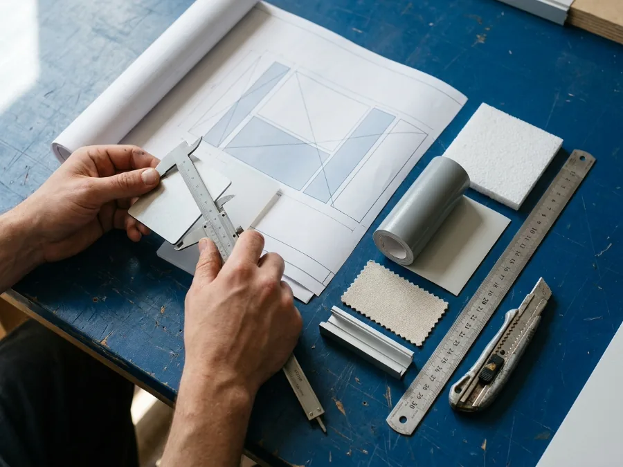 Imagem ilustrativa da especificação de materiais